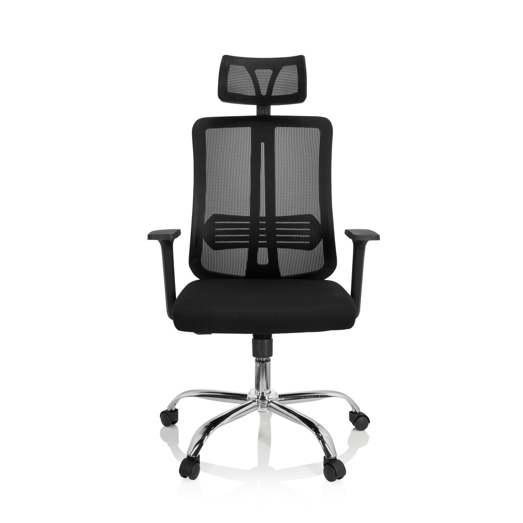 Chaise de bureau / chaise pivotante hjh OFFICE ZH 200 maille, noir N° de l'image du produit 1 : Chaise de bureau / chaise pivotante hjh OFFICE ZH 200 maille, noir