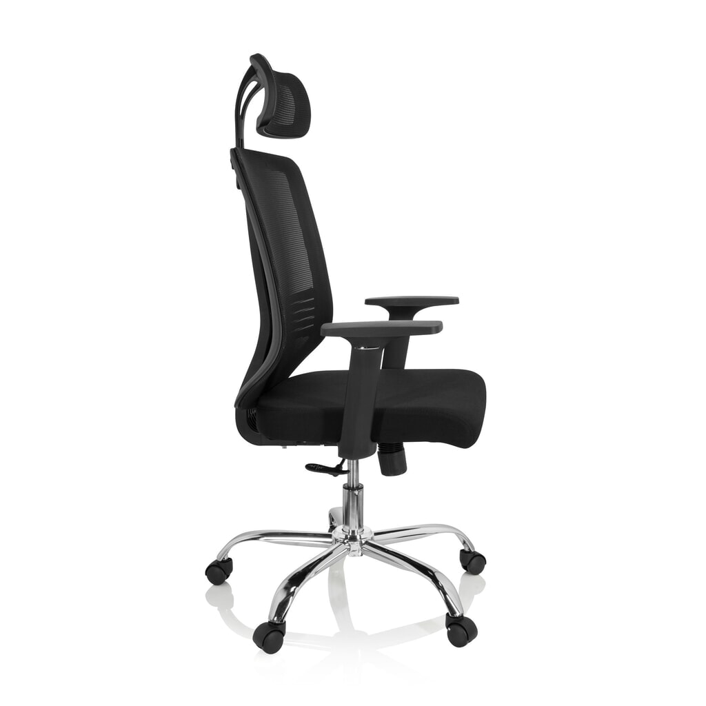 Chaise de bureau / chaise pivotante hjh OFFICE ZH 200 maille, noir N° de l'image du produit 7 : Chaise de bureau / chaise pivotante hjh OFFICE ZH 200 maille, noir