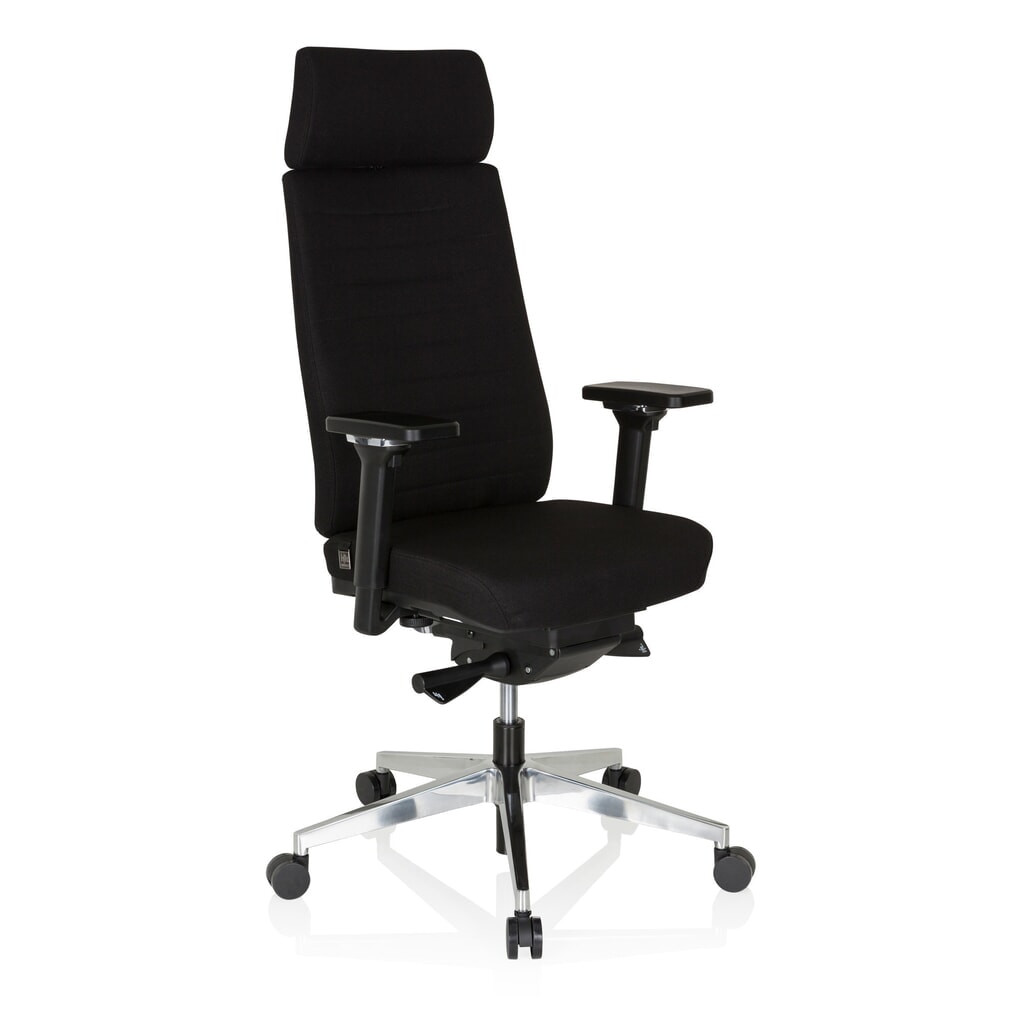 N° de l'image du produit 3 : Siège de bureau / siège de travail hjh OFFICE MOVE-TEC PRO tissu, noir
