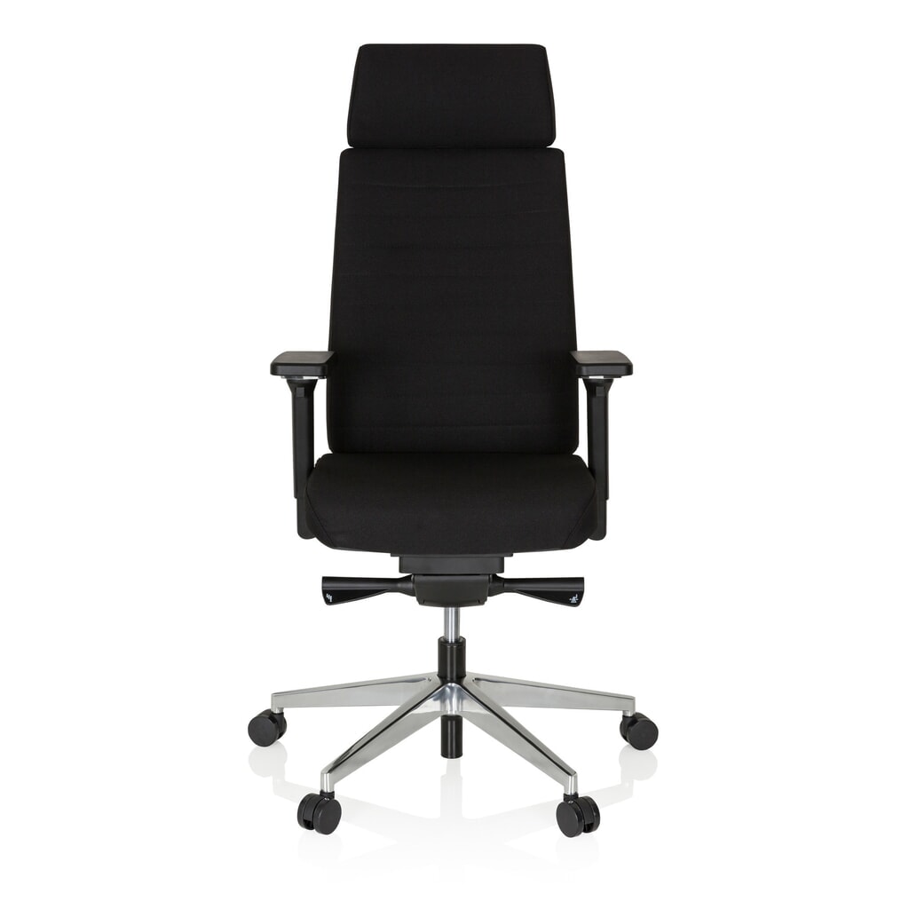 Siège de bureau / siège de travail hjh OFFICE MOVE-TEC PRO tissu, noir Illustration du produit: Siège de bureau / siège de travail hjh OFFICE MOVE-TEC PRO tissu, noir