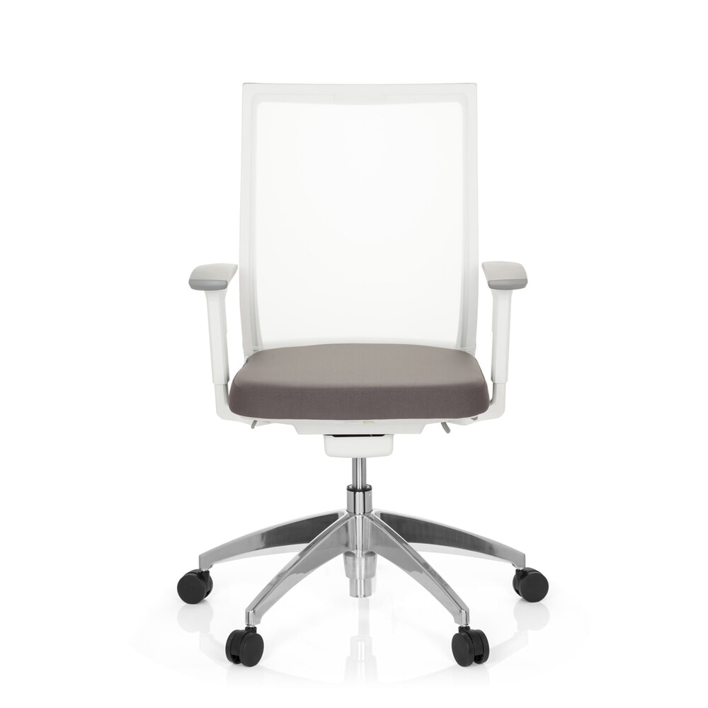 Illustration du produit: Siège de bureau / siège pivotant hjh OFFICE ASPEN tissu, gris/blanc
