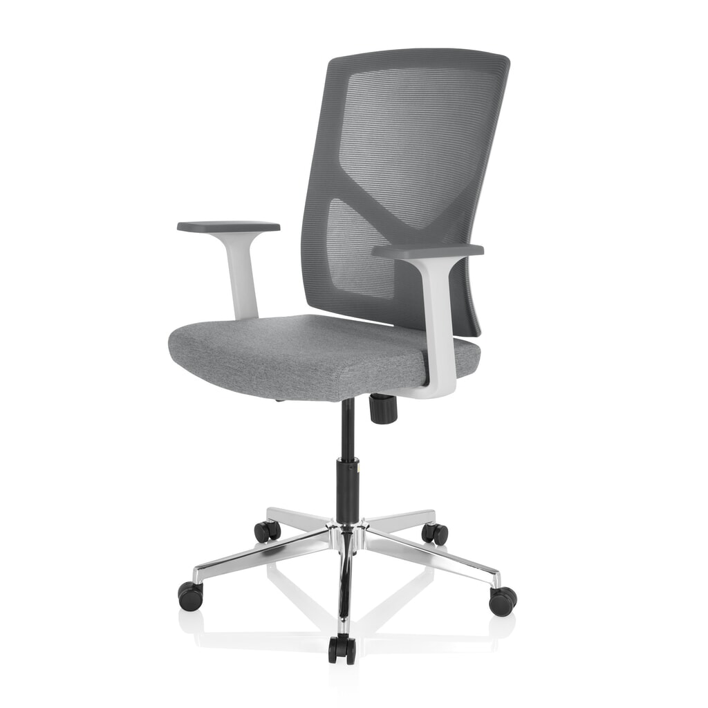 Siège de bureau / siège pivotant hjh OFFICE BRETON BASE W tissu/maille, gris N° de l'image du produit 10 : Siège de bureau / siège pivotant hjh OFFICE BRETON BASE W tissu/maille, gris