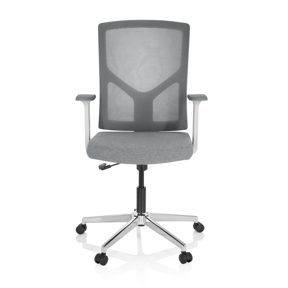 Illustration du produit: Siège de bureau / siège pivotant hjh OFFICE BRETON BASE W tissu/maille, gris