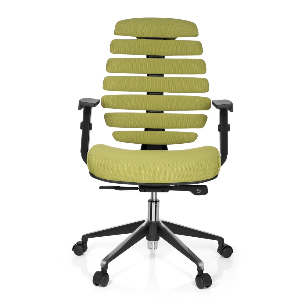 N° de l'image du produit 1 : Siège de bureau / siège pivotant hjh OFFICE ERGO LINE II tissu, vert