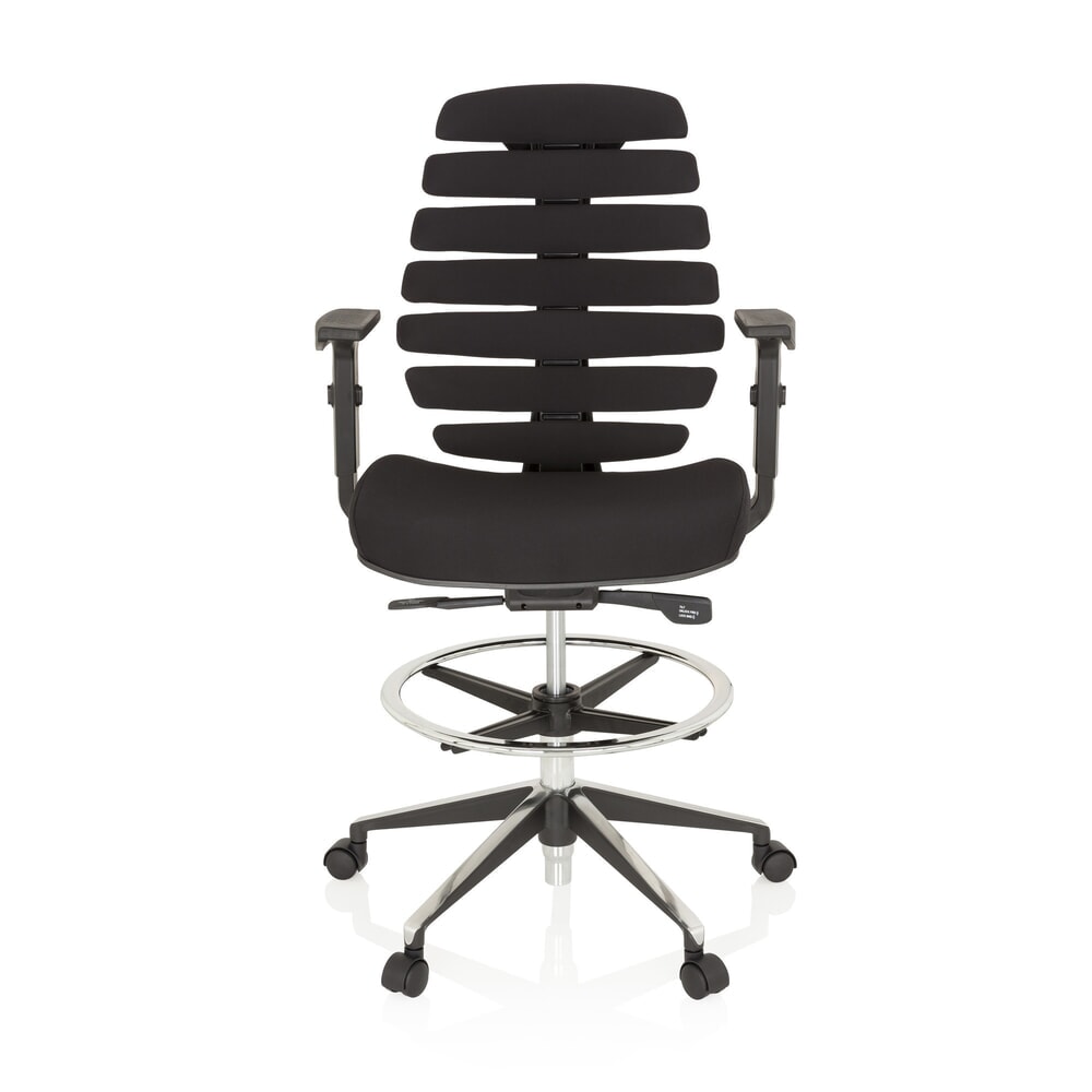 Illustration du produit: Siège de bureau / siège pivotant hjh OFFICE ERGO LINE II WORK tissu, noir