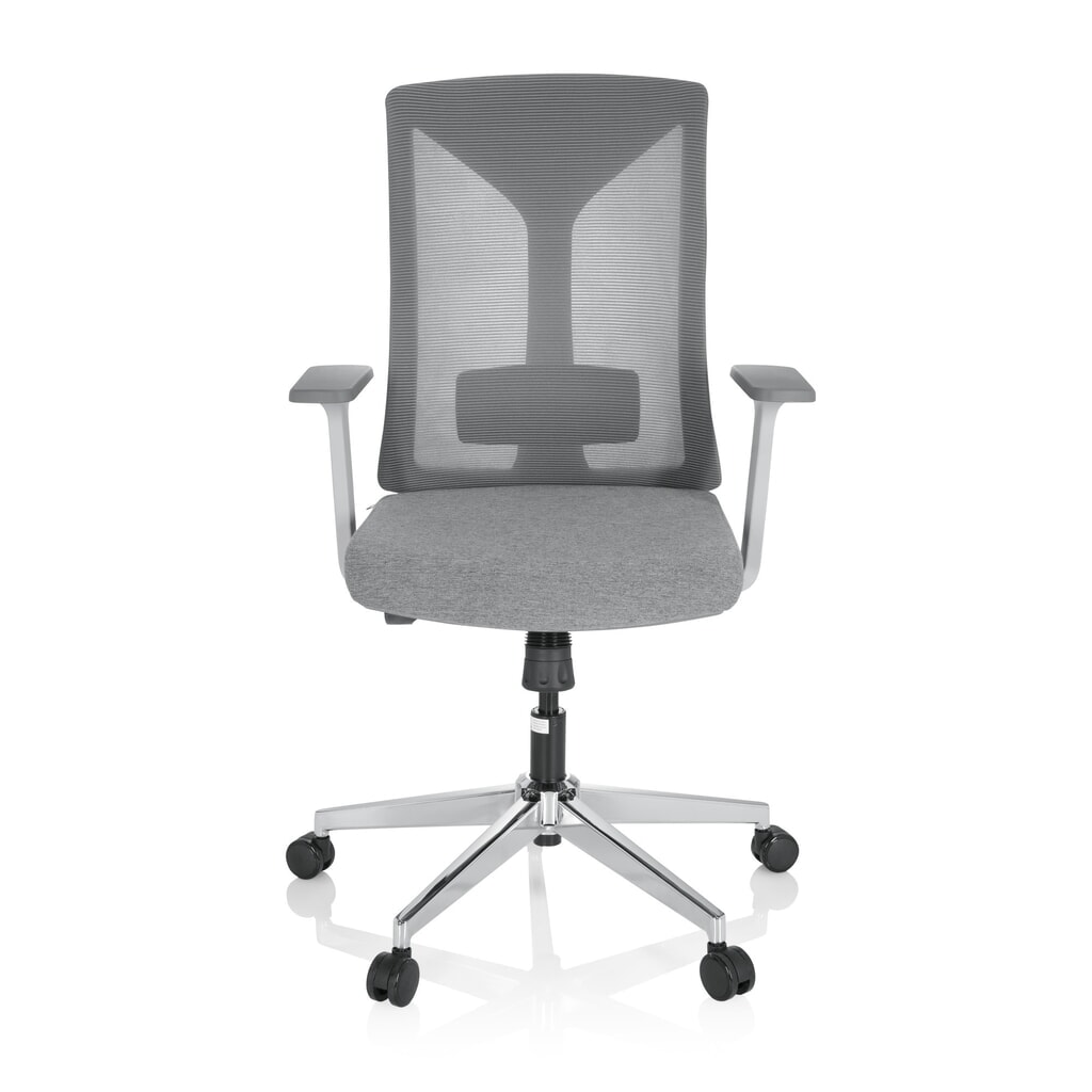 Siège de bureau / siège pivotant hjh OFFICE HALIFAX tissu/maille, gris Illustration du produit: Siège de bureau / siège pivotant hjh OFFICE HALIFAX tissu/maille, gris