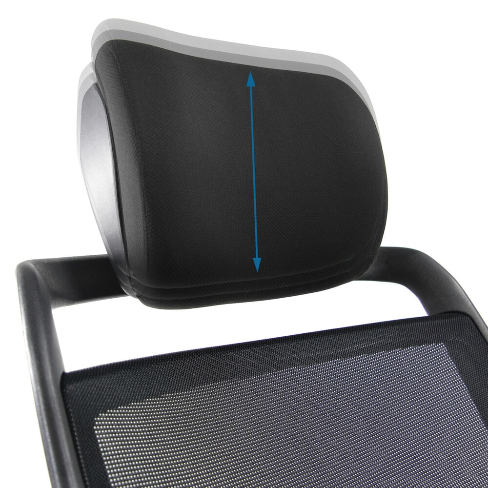 N° de l'image du produit 11 : Siège de bureau / siège pivotant hjh OFFICE IKAST I tissu/maille, noir