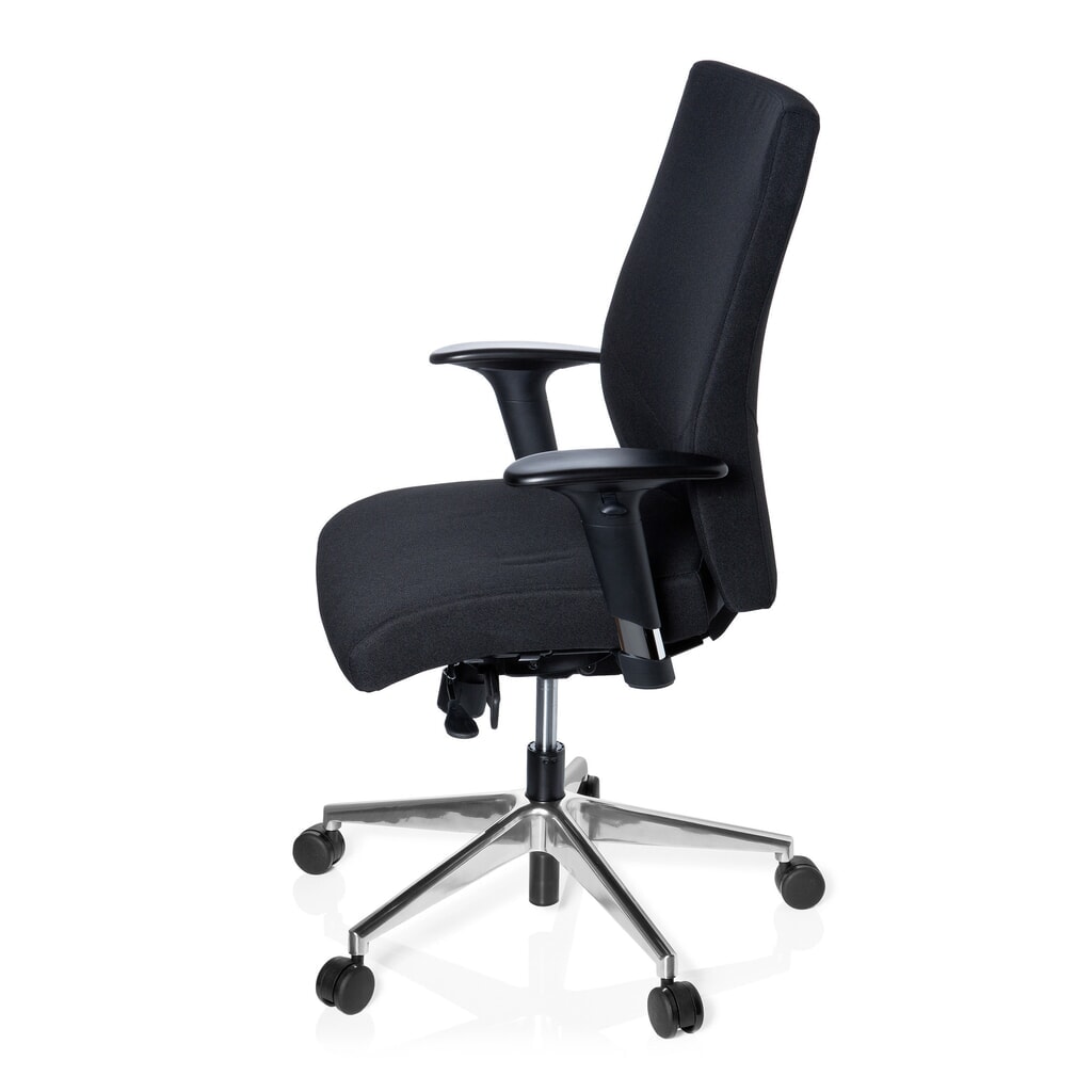 N° de l'image du produit 10 : Siège de bureau / siège pivotant hjh OFFICE PRO-TEC 250 tissu, noir