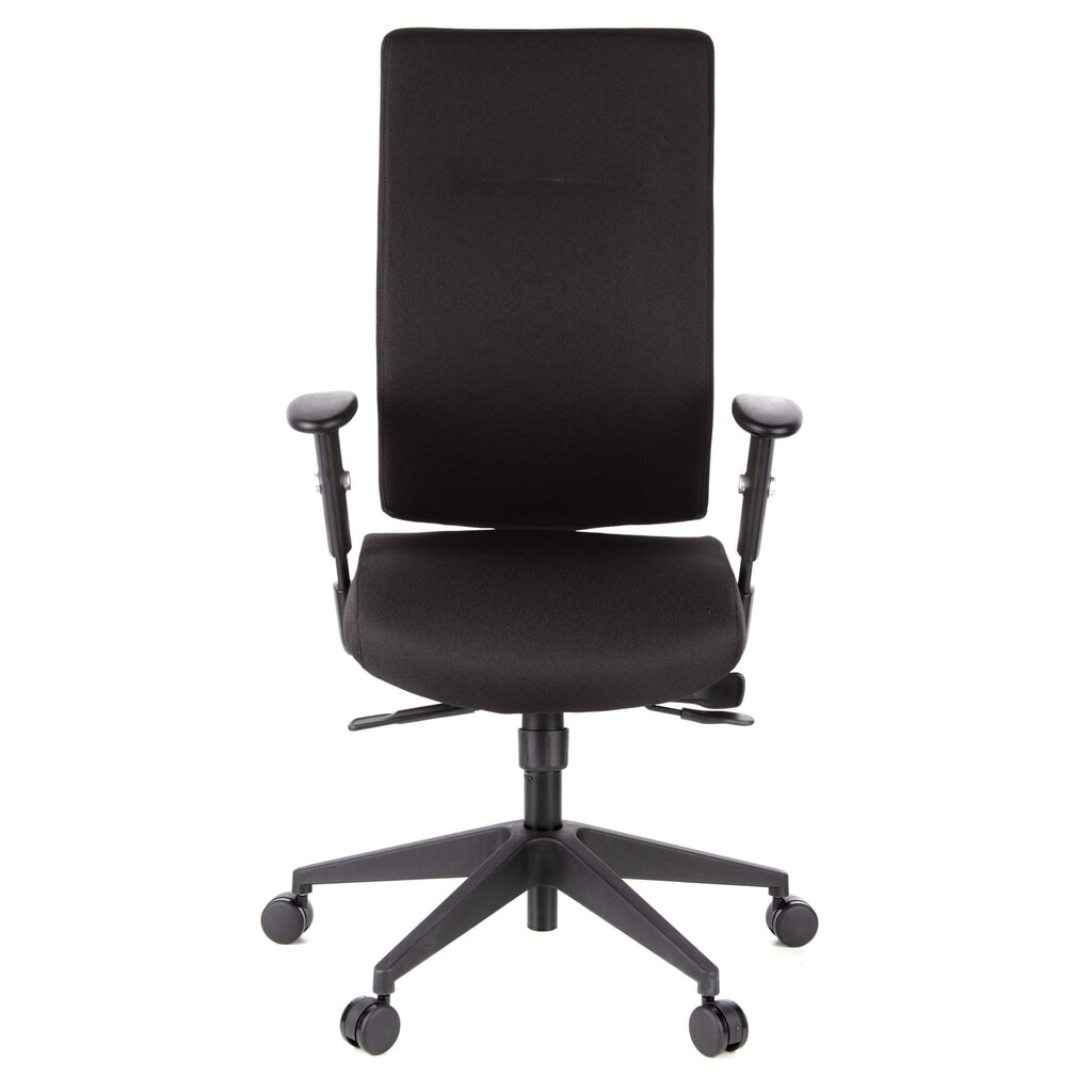 Illustration du produit: Siège de bureau / siège pivotant hjh OFFICE PRO TEC 300 tissu, noir