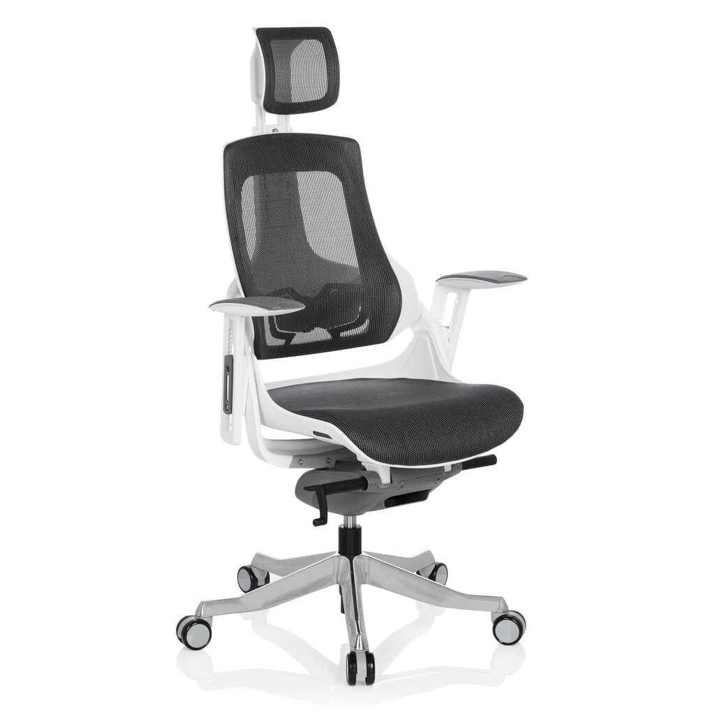 Siège de bureau / siège pivotant hjh OFFICE SPEKTRE maille, gris N° de l'image du produit 3 : Siège de bureau / siège pivotant hjh OFFICE SPEKTRE maille, gris