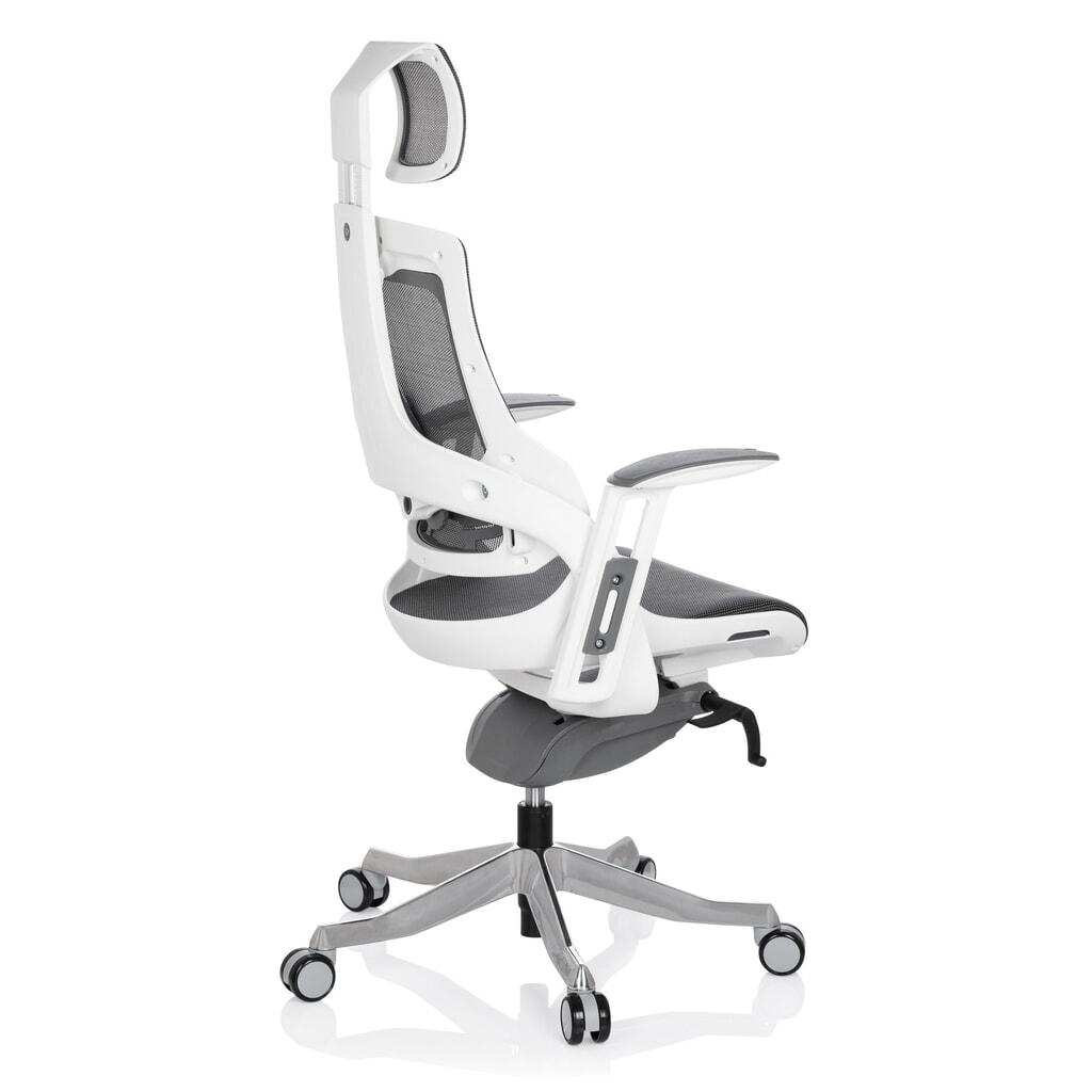 N° de l'image du produit 5 : Siège de bureau / siège pivotant hjh OFFICE SPEKTRE maille, gris