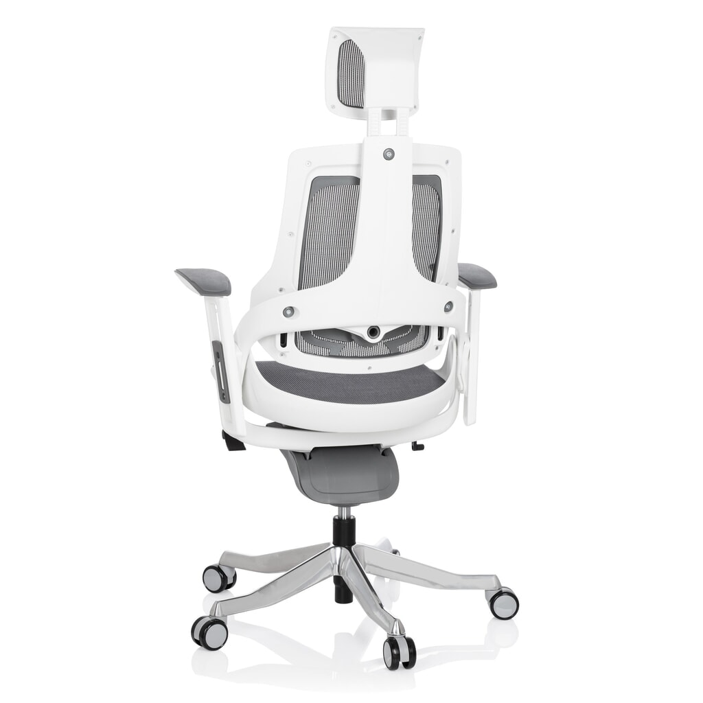 N° de l'image du produit 7 : Siège de bureau / siège pivotant hjh OFFICE SPEKTRE maille, gris