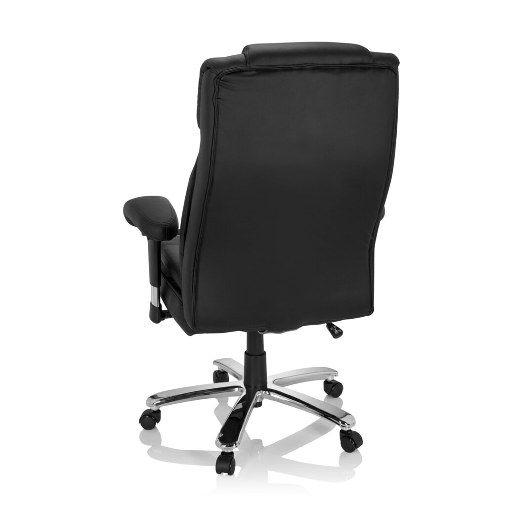 Siège pour personne forte / siège de bureau hjh OFFICE BUILDER XXL I PU similicuir, noir N° de l'image du produit 6 : Siège pour personne forte / siège de bureau hjh OFFICE BUILDER XXL I PU similicuir, noir
