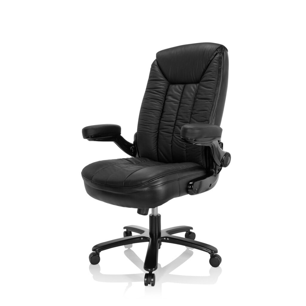 Siège pour personne forte / siège de bureau hjh OFFICE INSTRUCTOR III XXL cuir, noir N° de l'image du produit 9 : Siège pour personne forte / siège de bureau hjh OFFICE INSTRUCTOR III XXL cuir, noir