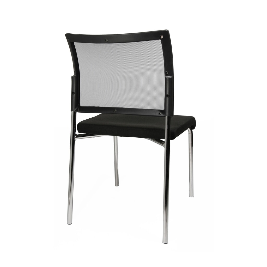 N° de l'image du produit 3 : Siège visiteur Topstar® Classic avec dossier résille + piètement 4 pieds, noir
