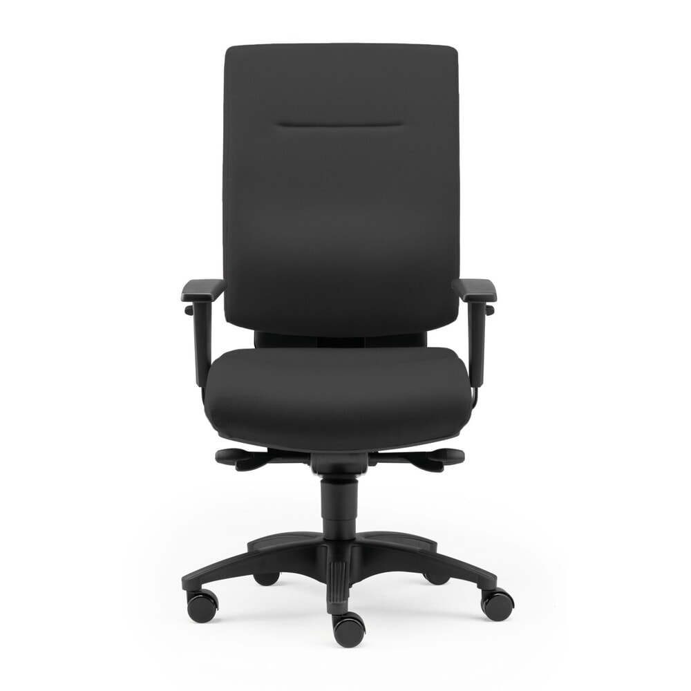 Illustration du produit: Chaise de bureau SITWELL STEIFENSAND MyChair chaise de bureau pour disque intervertébral , extra large, avec roulettes pour tapis, polyester, capacité de charge 150 kg