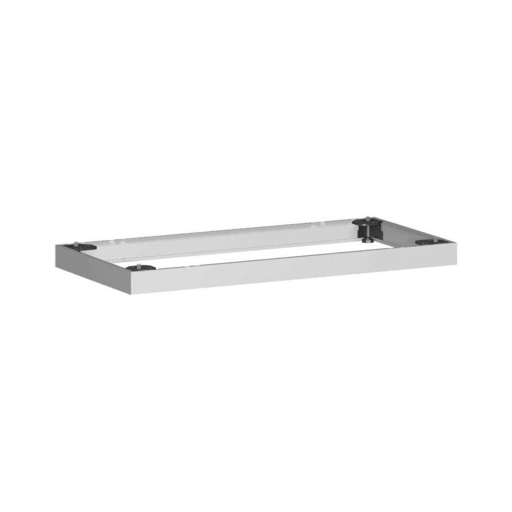 Illustration du produit: Socle métallique pour armoires de bureau Profi, l x p 50 x 800 mm, argenté