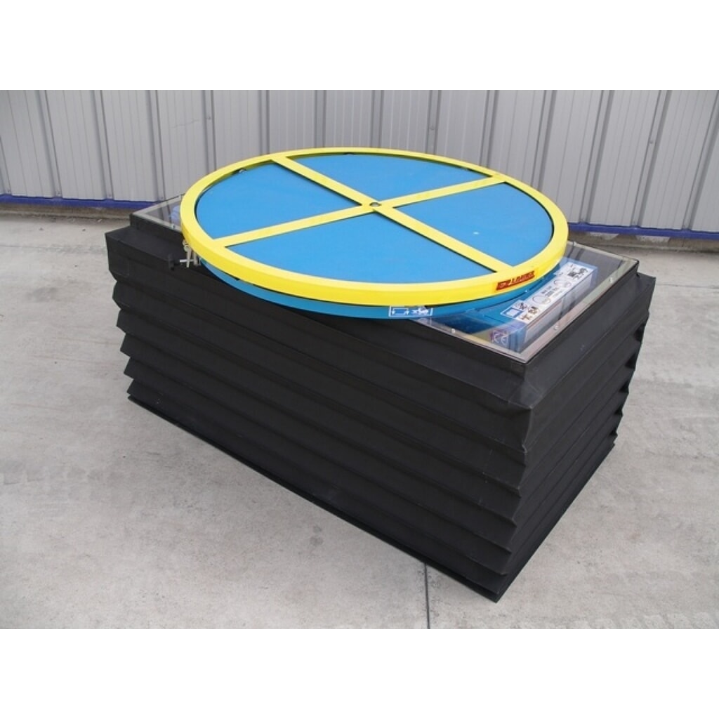 Bishamon Soufflet pour positionneur de palettes à ciseaux à air comprimé Illustration du produit: Bishamon Soufflet pour positionneur de palettes à ciseaux à air comprimé