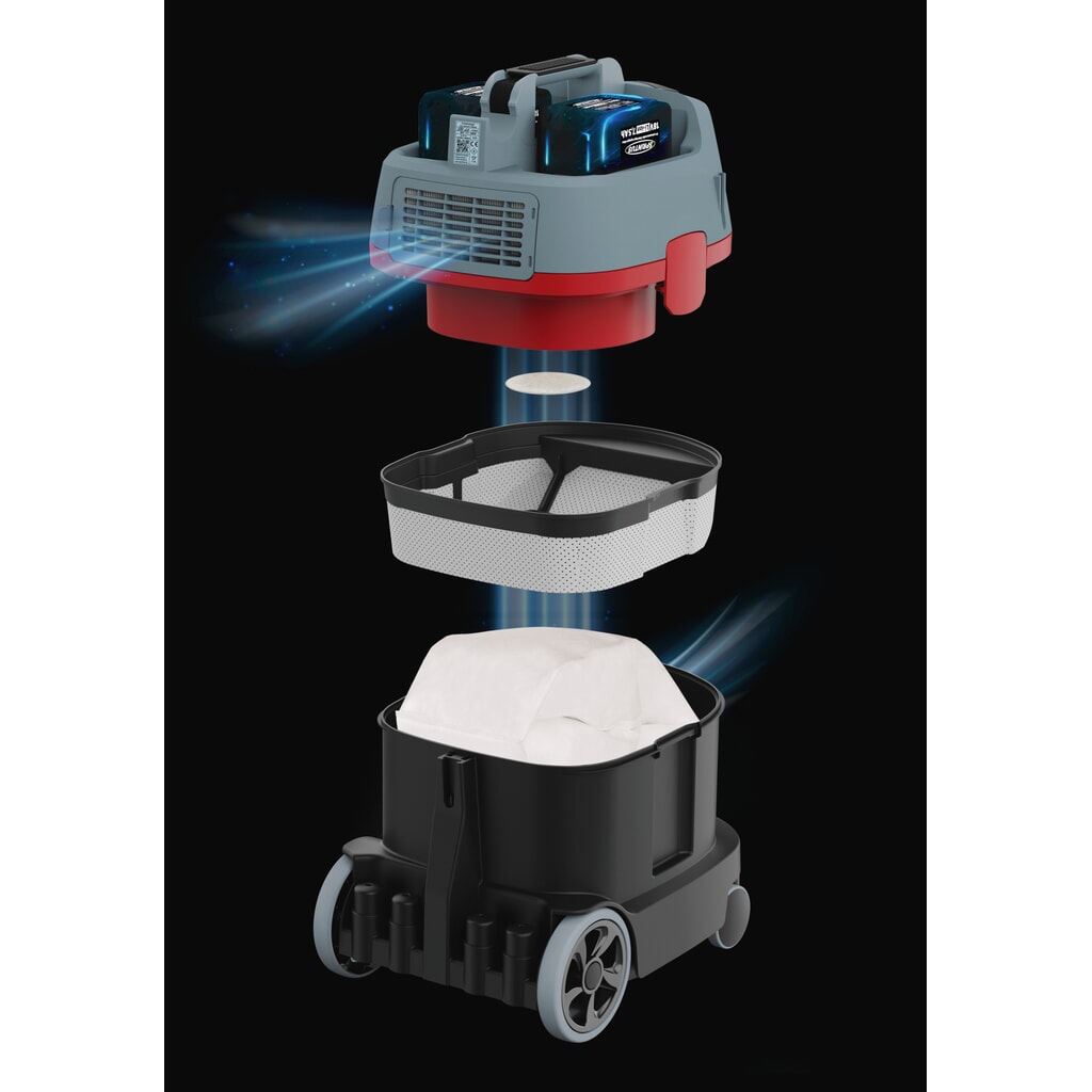 N° de l'image du produit 7 : Aspirateur de bureau à batterie SPRiNTUS Era iGo, avec des batteries de 5 Ah et un chargeur.
