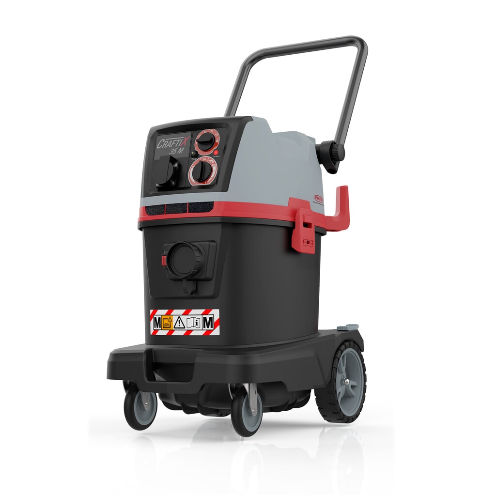 Illustration du produit: Aspirateur de sécurité SPRiNTUS CraftiX, 1 200 W, pour poussières dangereuses, conteneur 35 l, classe de poussière M