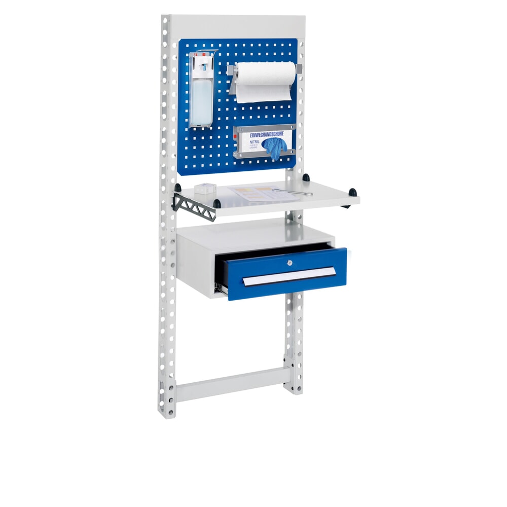 Illustration du produit: Kappes ErgoPlus® Station d’hygiène, avec module mural, HxlxP 1 650 x 670 x 400 mm, modèle 2