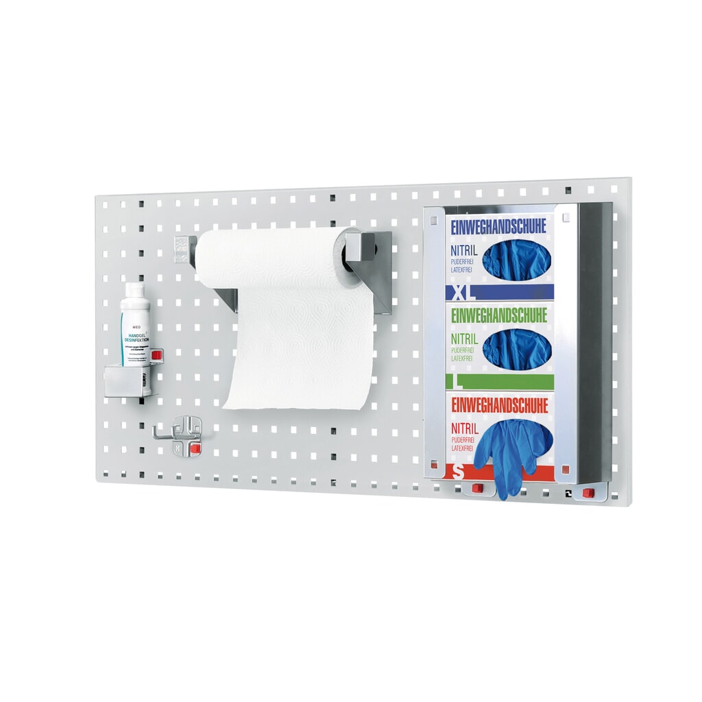 Kappes RasterPlan® Station d’hygiène, plaque perforée, Hxl 450 x 1 000, modèle 2 Illustration du produit: Kappes RasterPlan® Station d’hygiène, plaque perforée, Hxl 450 x 1 000, modèle 2