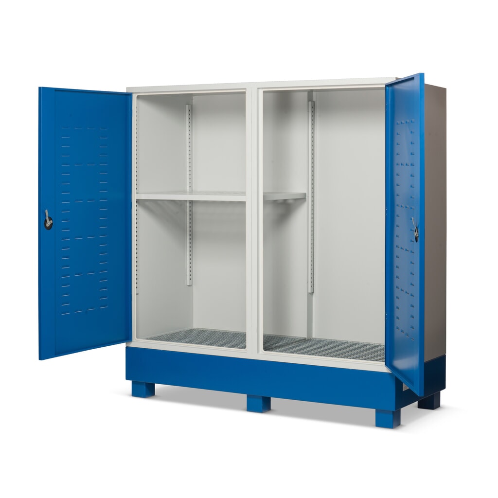 Station de dépôt de substances dangereuses Steinbock®, 2 portes N° de l'image du produit 2 : Station de dépôt de substances dangereuses Steinbock®, 2 portes