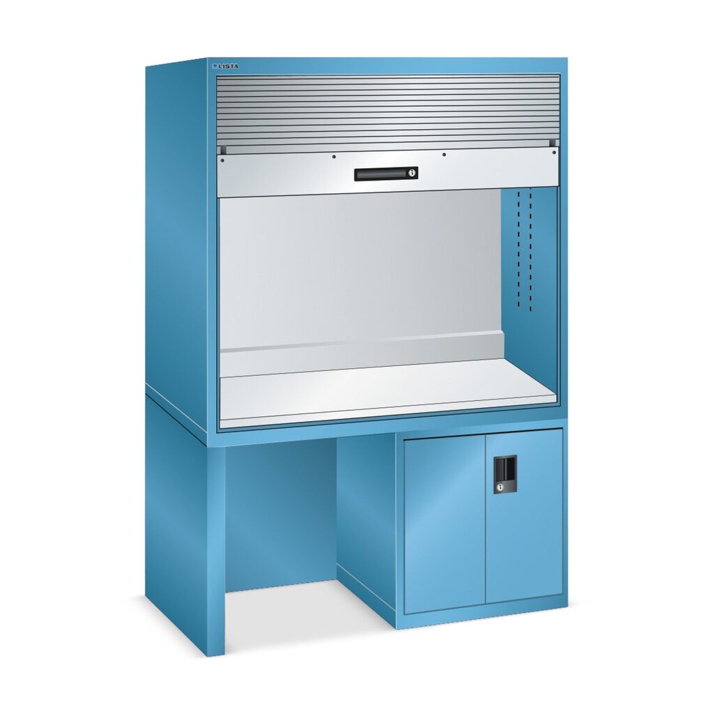 Station de qualité LISTA 2x36x36E, (lxPxH) 1 434x725x1 900 mm