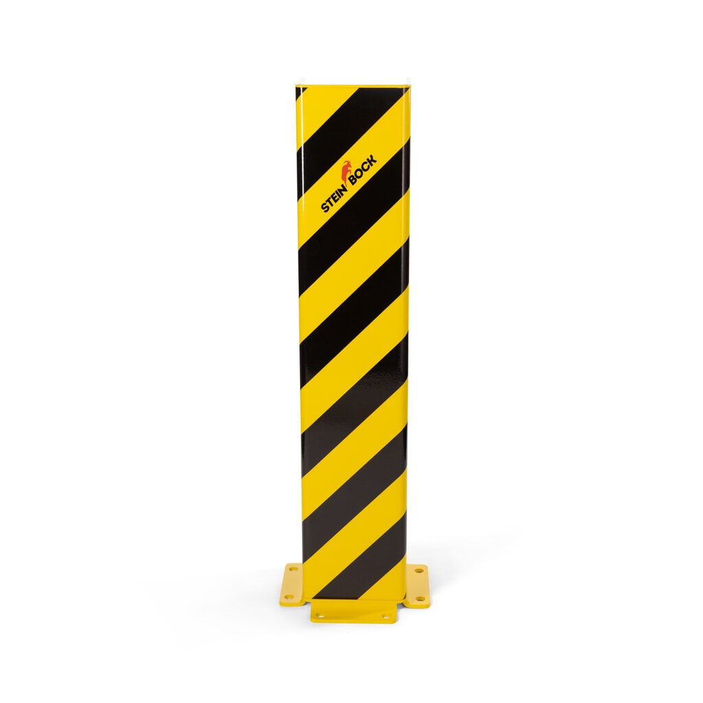 Illustration du produit: Coin de protection en acier Steinbock® SAW-1, profilé en U, épaisseur 6 mm, hauteur 800 mm