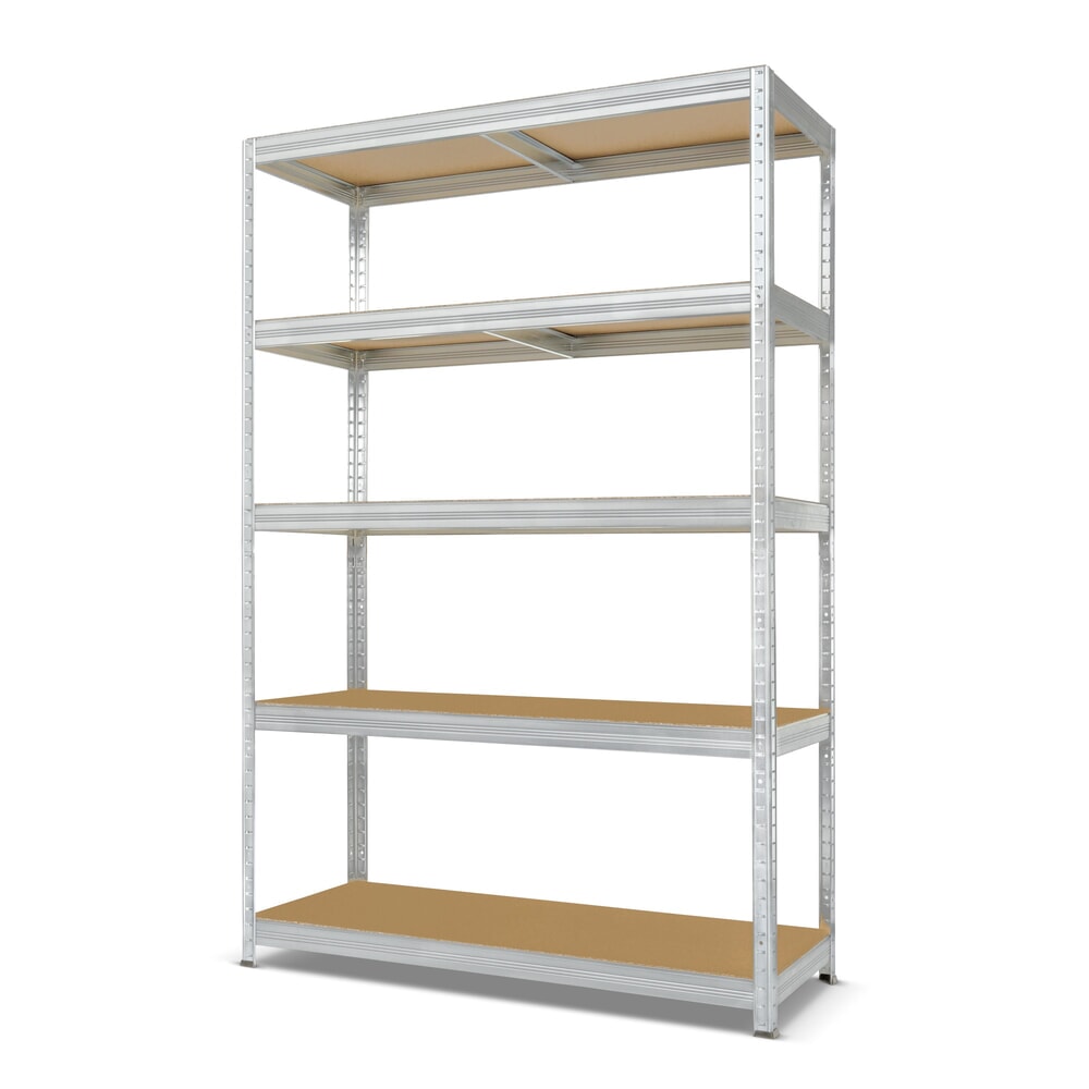 Illustration du produit: Steinbock® Rayonnage à tablettes type M galvanisé, charge par tablette 150 kg, HxlxP 1 800 x 1 200 x 450 mm
