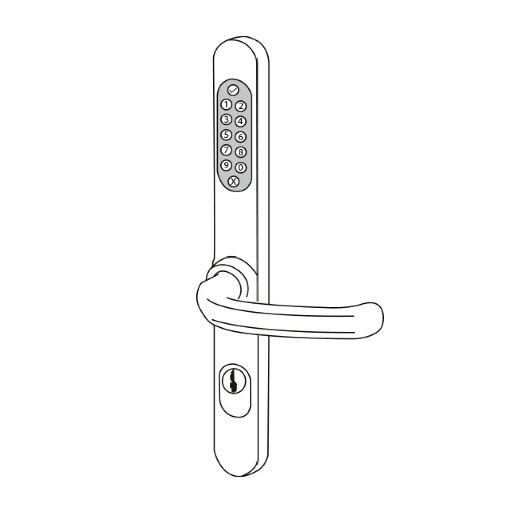 Supplément de prix pour ferrure de sécurité, avec codage N° de l'image du produit 2 : Supplément de prix pour ferrure de sécurité, avec codage