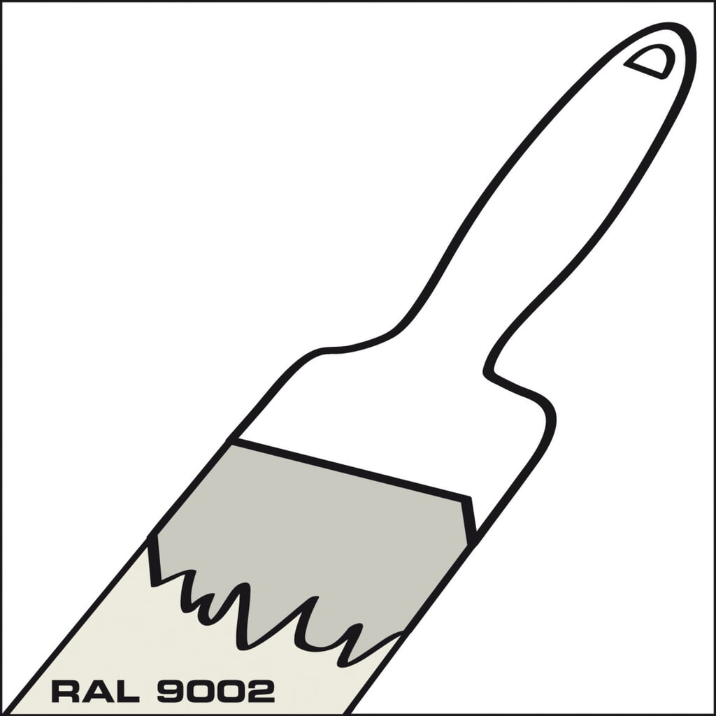 Supplément peinture parois extérieures pour conteneur écologique, HxlxP 2 300 x 3 050 x 6 520 mm, blanc gris Illustration du produit: Supplément peinture parois extérieures pour conteneur écologique, HxlxP 2 300 x 3 050 x 6 520 mm, blanc gris
