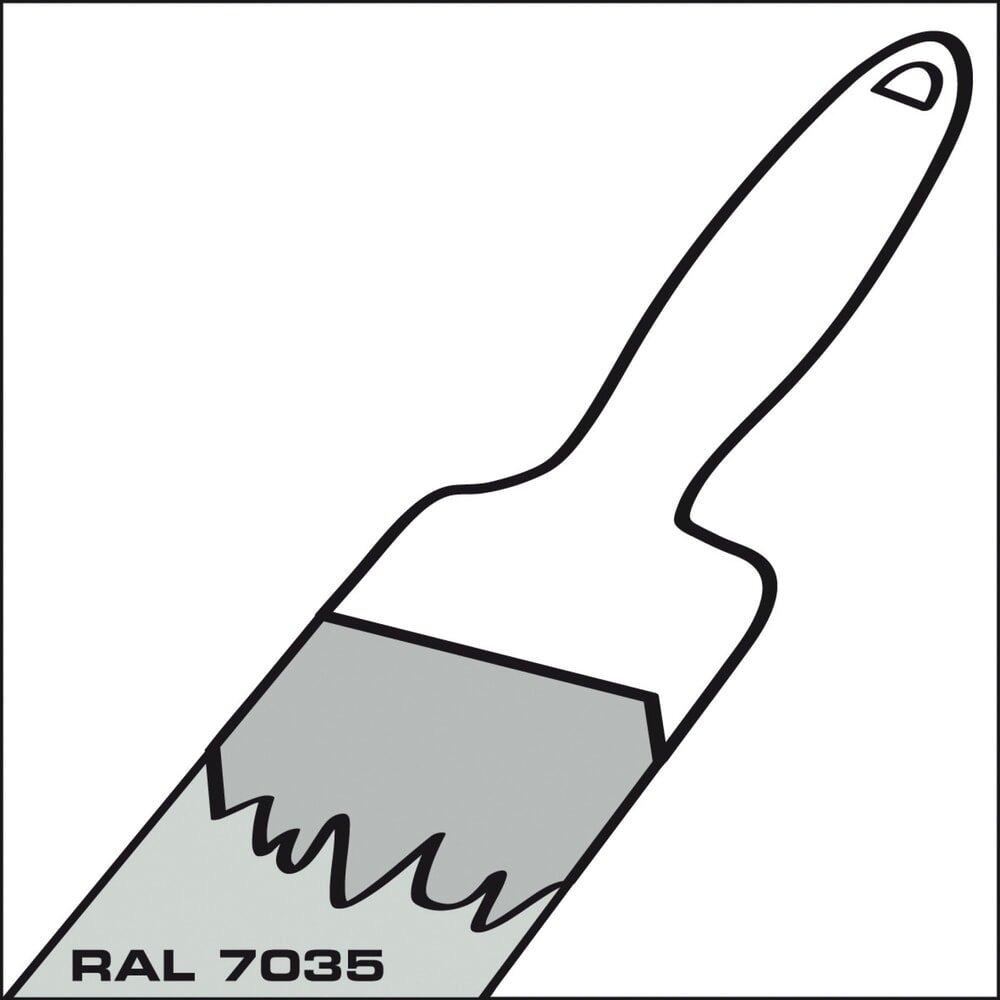 Illustration du produit: Supplément peinture parois extérieures pour conteneur écologique, HxlxP 2 300 x 5 080 x 6 520 mm, gris clair