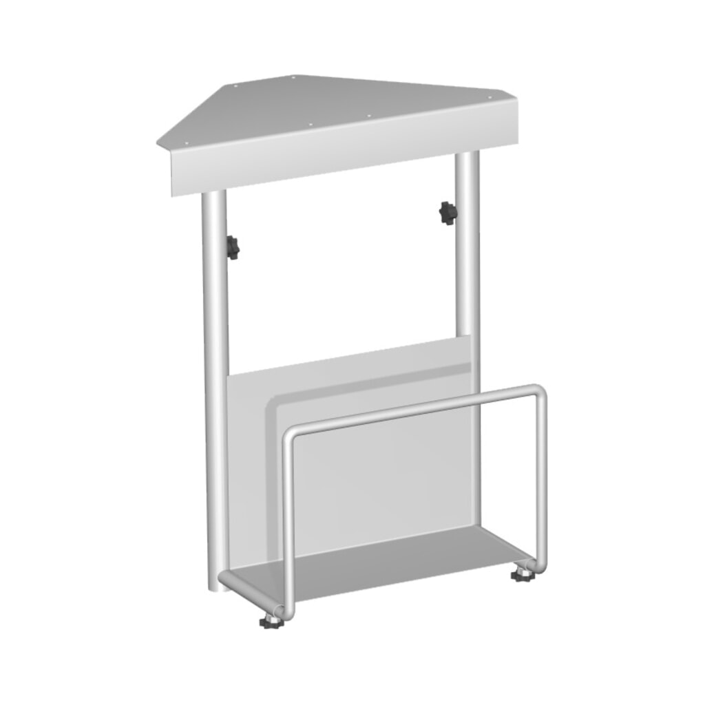 Illustration du produit: Support d’unité centrale pour la gamme de meubles de bureau Profi, l x P 125-225 x 380 mm