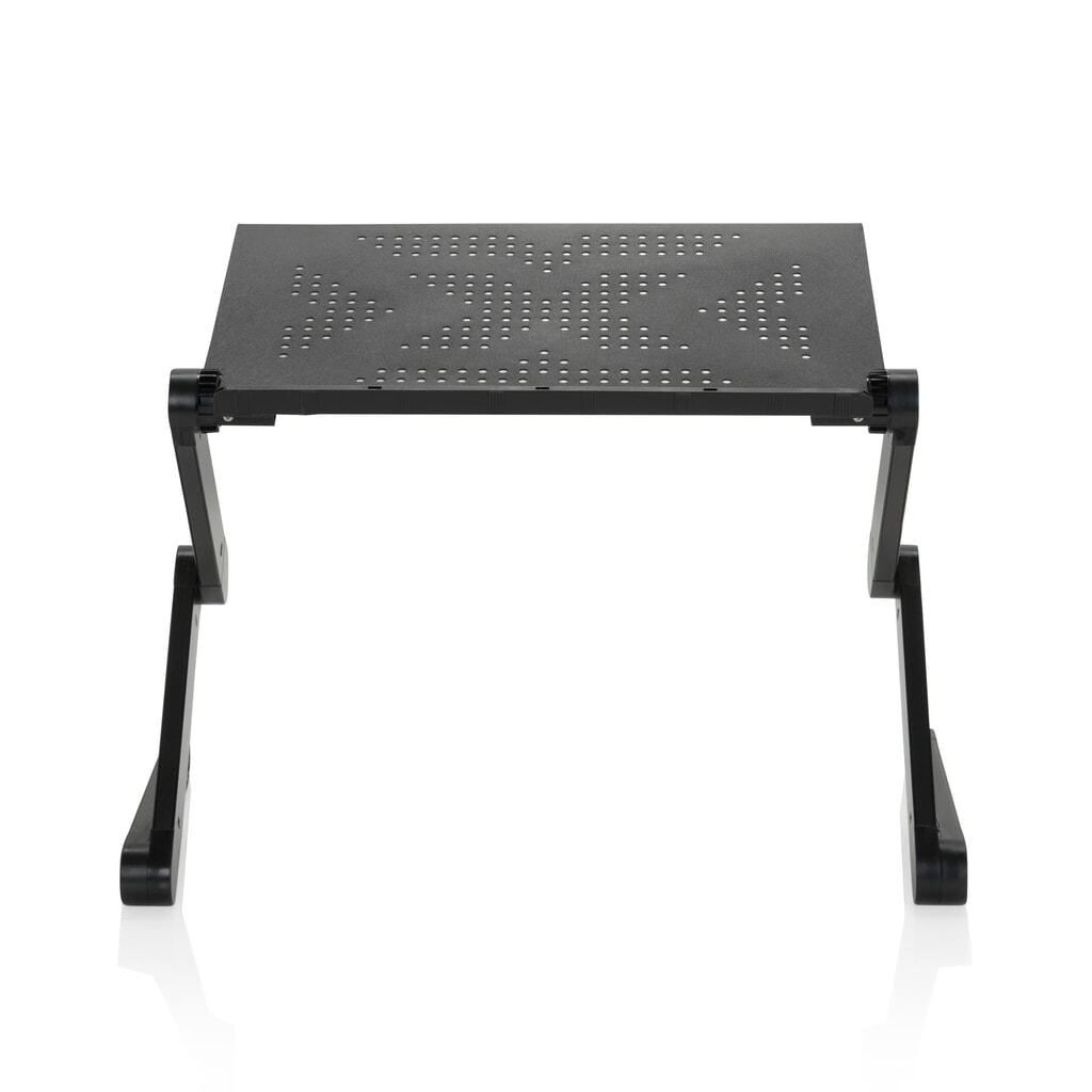 Support de bureau assis/debout hjh OFFICE VM-SA II rabattable aluminium, noir Illustration du produit: Support de bureau assis/debout hjh OFFICE VM-SA II rabattable aluminium, noir