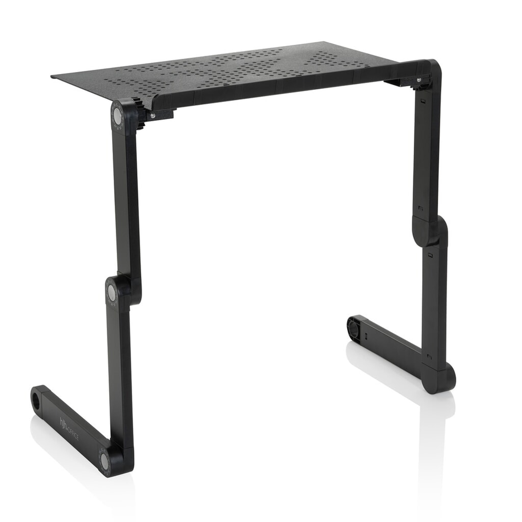 Support de bureau assis/debout hjh OFFICE VM-SA II rabattable aluminium, noir N° de l'image du produit 2 : Support de bureau assis/debout hjh OFFICE VM-SA II rabattable aluminium, noir