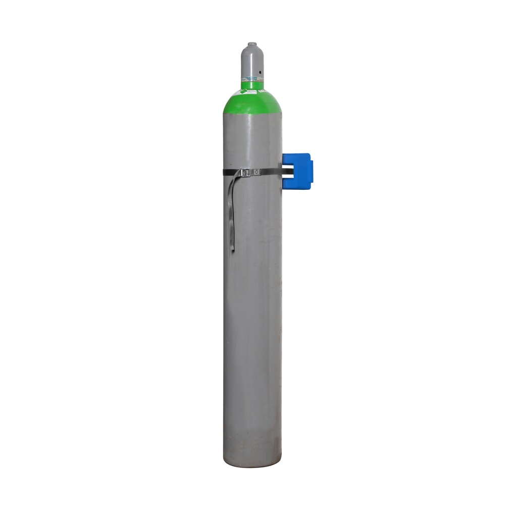 Support mural pour 1 bouteille de gaz, sangle de sécurité, bouteilles Ø 140 -320 mm Illustration du produit: Support mural pour 1 bouteille de gaz, sangle de sécurité, bouteilles Ø 140 -320 mm