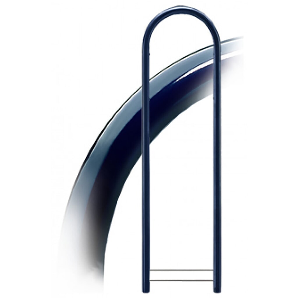 Support pour boîte aux lettres Bobi avec ouverture d’insertion, bleu Illustration du produit: Support pour boîte aux lettres Bobi avec ouverture d’insertion, bleu