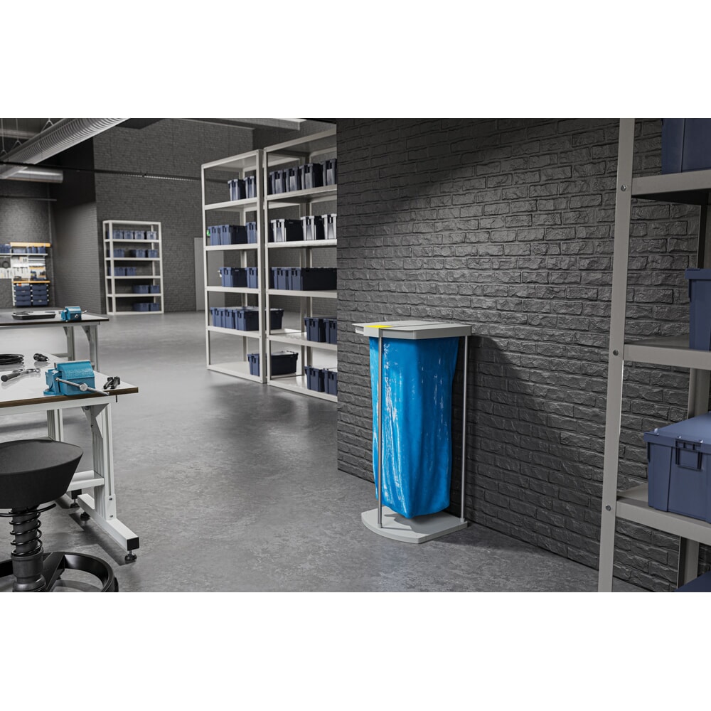 N° de l'image du produit 5 : Support pour sac poubelle Hailo ProfiLine MSS XXXL pour sacs de 1x 120 litres, fixe