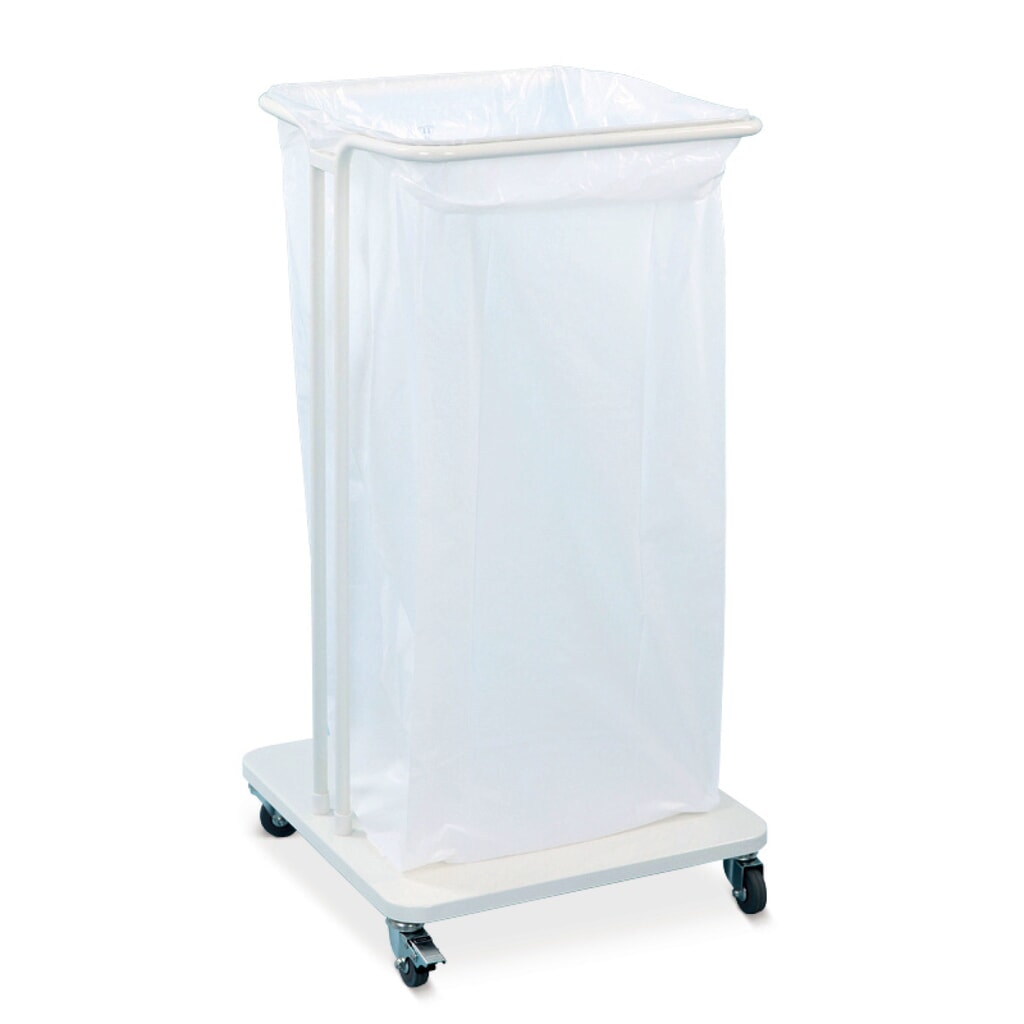 Support pour sac poubelle Premium 40 litres, avec roulettes, ouvert N° de l'image du produit 3 : Support pour sac poubelle Premium 40 litres, avec roulettes, ouvert