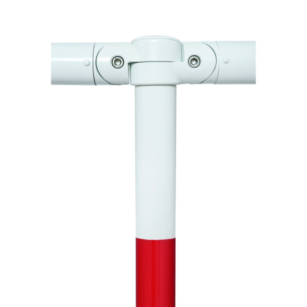 N° de l'image du produit 5 : Système de rambardes MORAVIA MORION, tube transversal, Ø 60 mm, longueur 2 000 mm, dimension de trame 2 170 mm, galvanisé à chaud et laqué, rouge/blanc