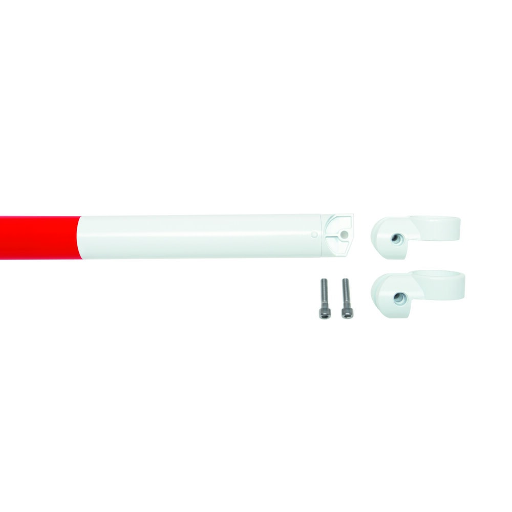 N° de l'image du produit 6 : Système de rambardes MORAVIA MORION, tube transversal, Ø 60 mm, longueur 2 000 mm, dimension de trame 2 170 mm, galvanisé à chaud et laqué, rouge/blanc
