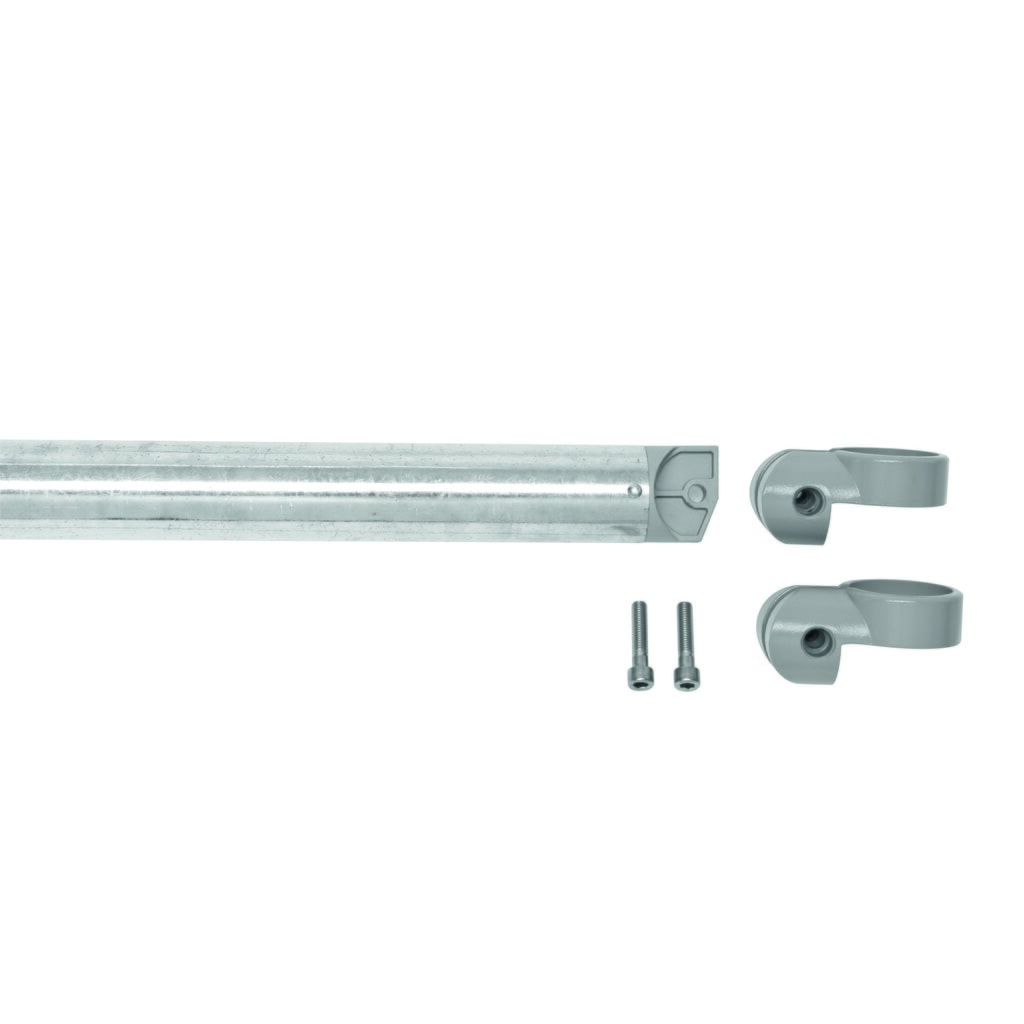 Système de rambardes MORAVIA MORION, tube transversal, Ø 60 mm, longueur 1 000 mm, dimension de trame 1 170 mm, galvanisé à chaud Illustration du produit: Système de rambardes MORAVIA MORION, tube transversal, Ø 60 mm, longueur 1 000 mm, dimension de trame 1 170 mm, galvanisé à chaud