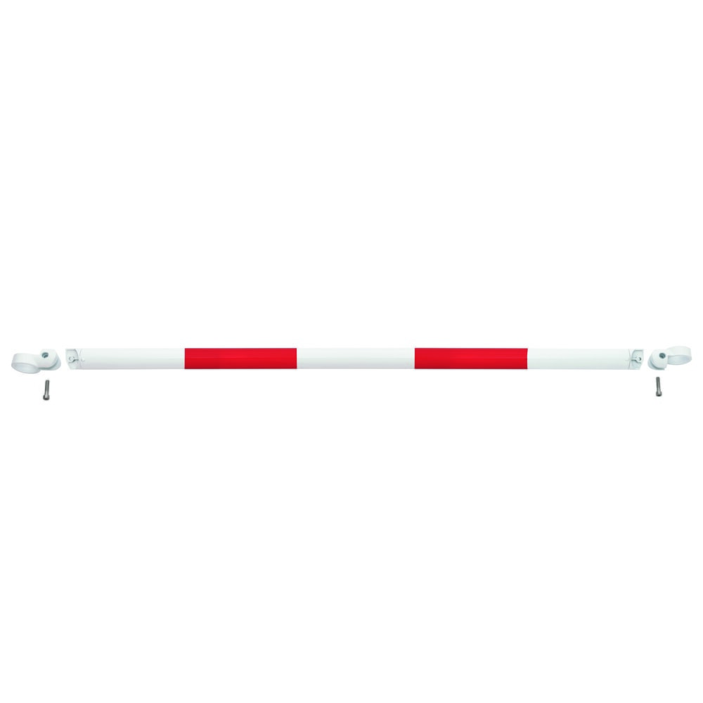Illustration du produit: Système de rambardes MORAVIA MORION, tube transversal, Ø 60 mm, longueur 1 500 mm, dimension de trame 1 670 mm, galvanisé à chaud et laqué, rouge/blanc