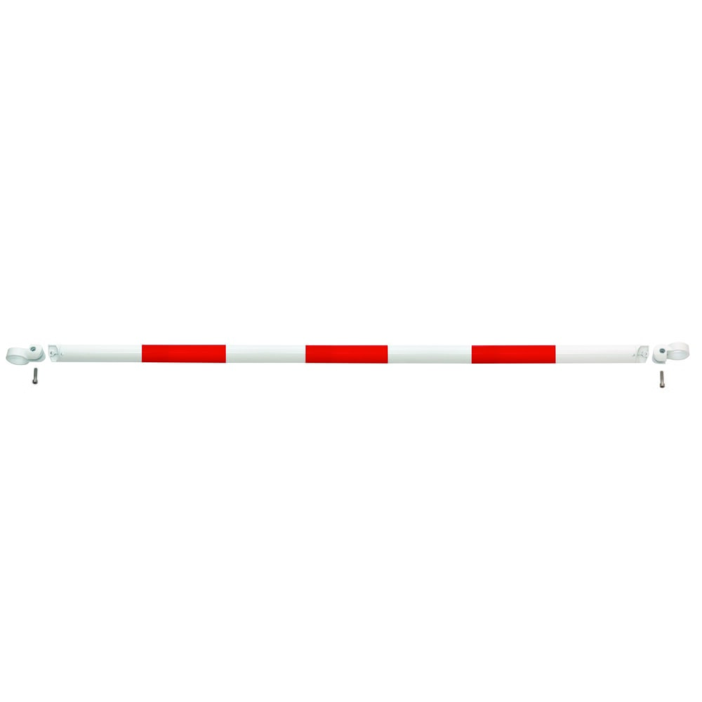 Illustration du produit: Système de rambardes MORAVIA MORION, tube transversal, Ø 60 mm, longueur 2 000 mm, dimension de trame 2 170 mm, galvanisé à chaud et laqué, rouge/blanc