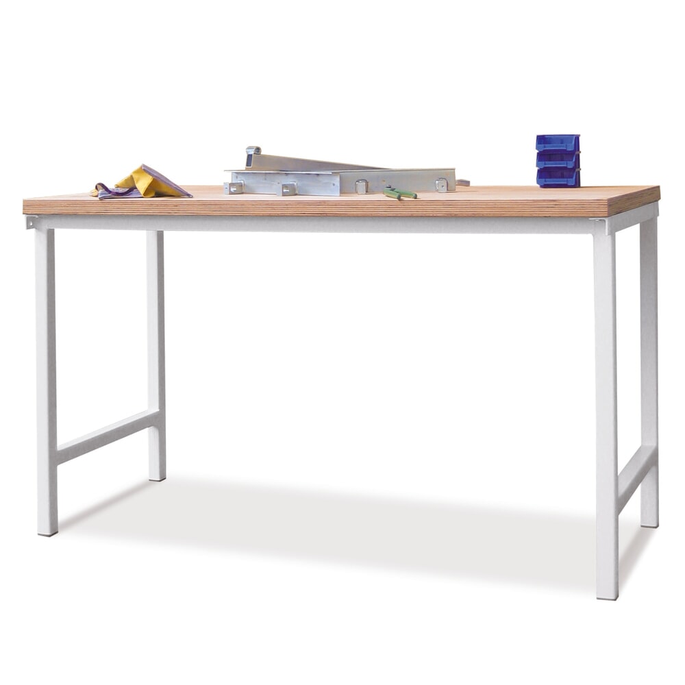Illustration du produit: Table d’établi PAVOY, H x l x P 900 x 2 000 x 700 mm, gris clair