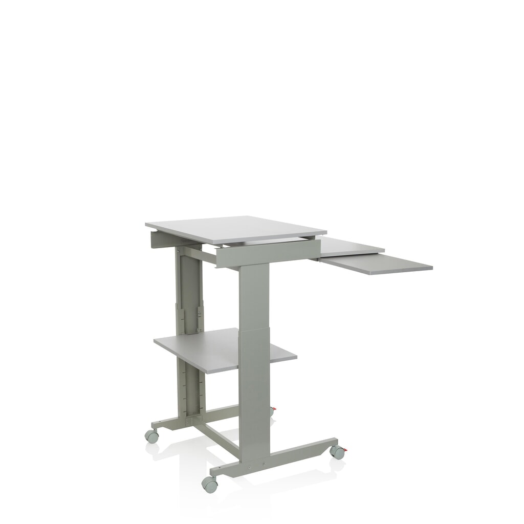 Table d'ordinateur / bureau hjh OFFICE WORKSTATION, gris N° de l'image du produit 8 : Table d'ordinateur / bureau hjh OFFICE WORKSTATION, gris