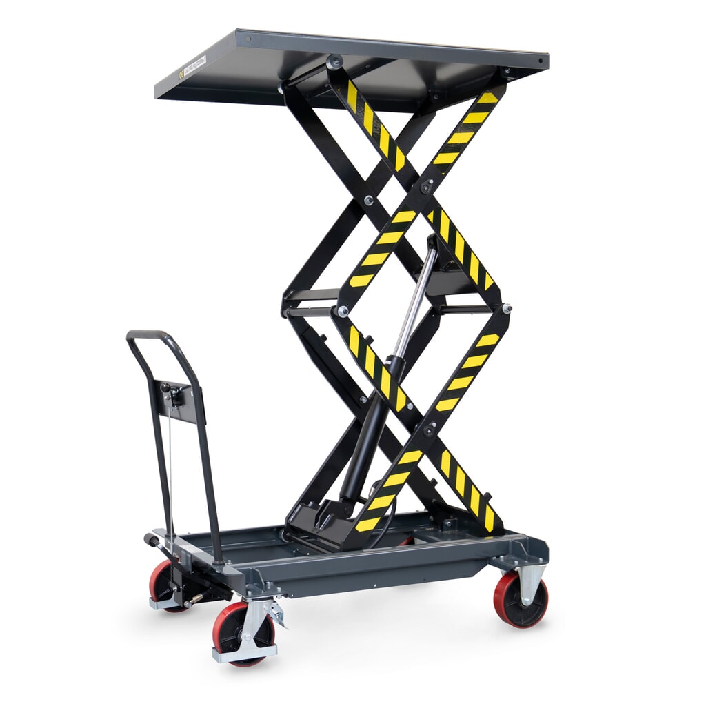 Table élévatrice à ciseaux doubles fetra®, surface de chargement 1 200 x 800 mm, capacité de charge 1 000 kg N° de l'image du produit 2 : Table élévatrice à ciseaux doubles fetra®, surface de chargement 1 200 x 800 mm, capacité de charge 1 000 kg