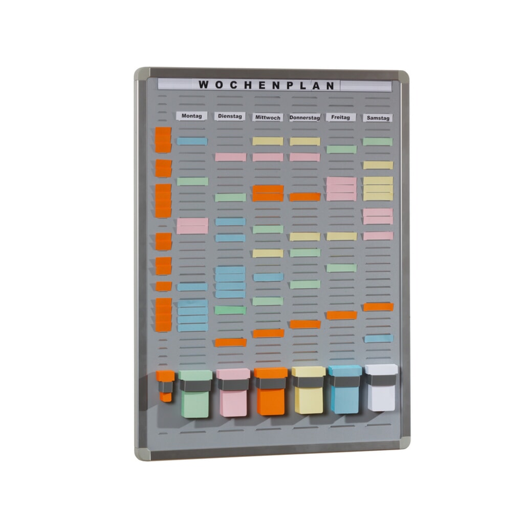Tableau T-Card, 6 rangées, 35 compartiments Illustration du produit: Tableau T-Card, 6 rangées, 35 compartiments