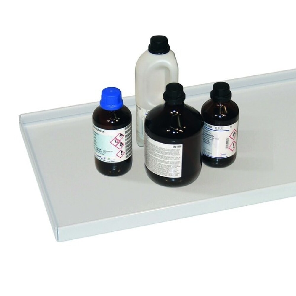 Illustration du produit: Tablette asecos® pour armoire à tiroir vertical V-MOVE-90, larg. x prof. 316 x 719 mm, gris clair